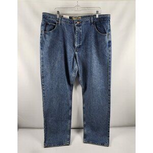 Wrangler Jeans Mens 40x32 Blue Authentic Relaxed Fit Denim NWT